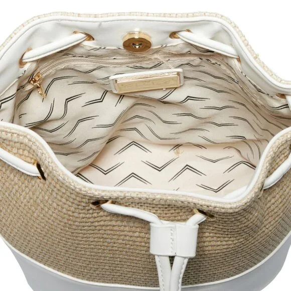 NEW Tan Moda Luxe Crossbody Bag Purse Lined Pockets NWT - Picture 7 of 8